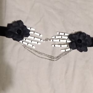 Spirt Halloween Skeleton Hand Choker